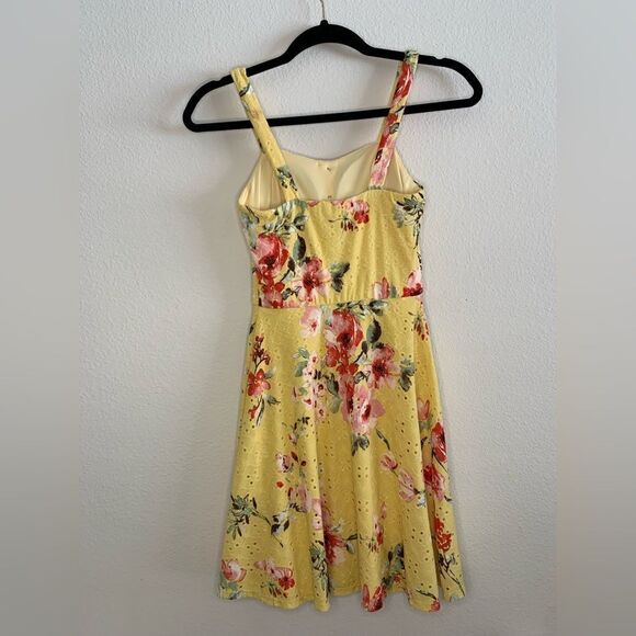 Yellow Floral Dress   - Picture 4 of 7